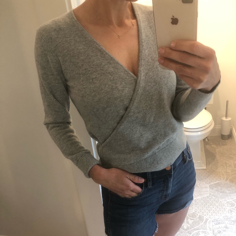 Everlane Cashmere Wrap Sweater